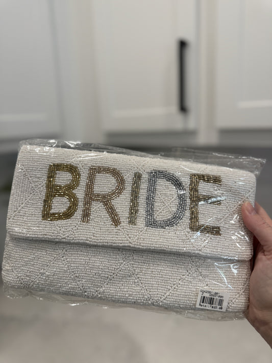 Mixed Metals Bride Clutch