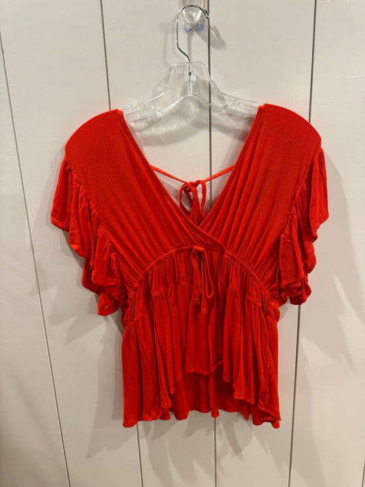 Flowy Dreams Butterfly Top in Red